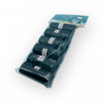  Kutyapiszok Zacskó - 6 tekercs egyszínű fekete - tenyesztoitap