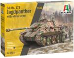 Italeri Mașină de model Italeri 1/35 Sd. Kfz. 173 Jagdpanther cu echipaj în uniformă de iarnă (6564S)