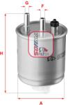 SOFIMA Filtru combustibil SOFIMA S 4117 NR (S 4117 NR) - fixbox