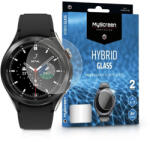 MyScreen Protector Samsung Galaxy Watch 4 Classic (46 mm) rugalmas üveg képernyővédő fólia - MyScreen Protector Hybrid Glass - 2 db/csomag - átlátszó