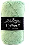 Scheepjes Cotton8 - 664 - világos pisztácia zöld pamut fonal