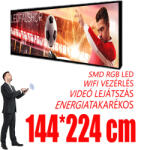Qiangli Led Beltéri fényújság - Színes (144x224 cm) P2.5