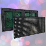 Qiangli Led Led modul - P10 kültéri kék - 16x32 cm