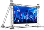 Qiangli Led Beltéri színes ledfal (P 4 mm) 8, 2 m2 / 2, 6 x 3, 2 m