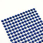  Öntapadós strassz gyöngyök 260db/lap - sötétkék - kosarbolt