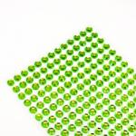  Öntapadós strassz gyöngyök 260db/lap - lime - kosarbolt