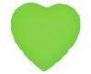 Godan Egyszínű szív lufi 18" 45cm Neon Zöld (LUFI279199)