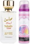 LATTAFA Mahasin Crystal 100ml (set) - Apa de Parfum, dama