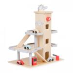 Eco Toys Garaj tip parcare, din lemn, pentru masinute cu lift si masinute ecotoys w04b047b (EDIW04B047B)