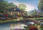 Schmidt Spiele - Puzzle Thomas Kinkade: Cabană lângă Stoney Creek - 1 000 piese Puzzle