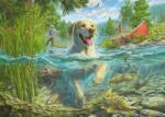 Schmidt Spiele - Puzzle Fredrickson: Pescuitul Labrador - 1 000 piese Puzzle