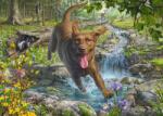 Schmidt Spiele - Puzzle Fredrickson: Retriever în primăvară - 1 000 piese Puzzle