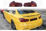 Tuning - Specials Stopuri LED compatibil cu BMW Seria 3 F30 M3 F80 (2012-2019) Rosu CSL Laser Design cu Semnal Dinamic Secvential (7090)