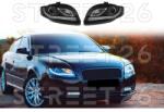 TUNING-TEC Faruri compatibile cu Audi A4 B7 04-08 DAYLIGHT LED Negru (6539)