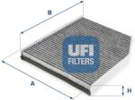 UFI Filtru, aer habitaclu UFI 54.261. 00 (54.261.00)