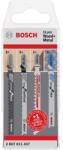 Bosch - Set mixt 15 panze pentru lemn 5x T 144 DDP, 6x T 101 BF, 3x T 121 BFC, 1x T 144 DHM [2607011437] (2607011437) - constructii-mag