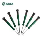 SATA Set surubelnite drepte de precizie Sata, SL1-SL3.5, 6 bucati (ST09311SJ) - constructii-mag Surubelnita