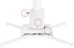 Multibrackets Cap prindere suport proiector Multibrackets, Greutate maxima suportata 10 kg, Reglaj fin (MB-cap0742)