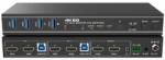 EVOCONNECT Switcher KVM 2x1, Dual HDMI 4K@60 Monitor, 18Gbps, HDCP2.3, HDR/HDR10/HDR10+/Dolby Vision, cu RS232 si telecomanda (2port_DualHDMImonitor_KVMswitch4K60)