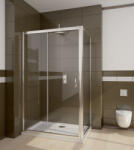 Radaway Zuhanykabin, Radaway Premium Plus DWJ+S 140x80 barna üveggel - zuhanykabin
