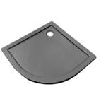 Sanotechnik Zuhanytálca, Sanotechnik GR80SG Zeus 80 íves zuhanytálca, antracitszürke - zuhanykabin