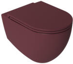 SAPHO WC, Sapho Isvea Infinity Rimless fali wc 36, 5x53 cm, gesztenyevörös 10NF02004-2R - zuhanykabin