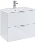AREZZO design Alsó szekrény, AREZZO design ETNA SZETT 60 fényes fehér (2 doboz) - zuhanykabin
