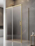 Radaway Zuhanykabin, Radaway Idea Gold KDJ szögletes arany zuhanykabin 100x70 átlátszó jobbos - zuhanykabin