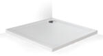 Roltechnik Zuhanytálca, Roltechnik Flat Stone White 80x80 cm