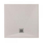 West Zuhanytálca, West Eliza 90x90 cm, beige - zuhanykabin