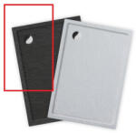 Roltechnik Zuhanytálca, Roltechnik Flat Stone Anthracite 120x80 cm - zuhanykabin