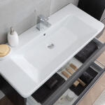 Kolpa San Alsó szekrény, Kolpa San Oxana OUO 105 alsó szekrény mosdóval világos akác - zuhanykabin