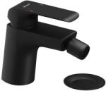 RAVAK Bidé csaptelep, Ravak Flat Black Leeresztővel Click-Clack FL 055.20 - zuhanykabin