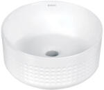 Deante Mosdó, Deante Arnika pultra építhető, aszimmetrikus kerámia mosdó 36x36 cm CGN_6U3S - zuhanykabin