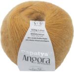 BELLATEX Angora Merino Papatya 100g - 8740 mustár (10097)