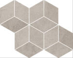 Paradyz Dekorlap, Paradyz Pure City Grys Romb Hexagon MOSAIC 20, 4x23, 8 - zuhanykabin