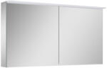 AREZZO design Felső szekrény, AREZZO design Tükrös szekrény PREMIUM 120, 2 ajtó + TECHNOBOX+LED LÁMPA PANEL - zuhanykabin