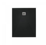 West Zuhanytálca, West Zara 80x100 cm, black