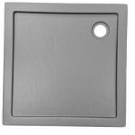 Sanotechnik Zuhanytálca, Sanotechnik G90SG Venus 90 szögletes zuhanytálca, antracitszürke - zuhanykabin