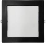 Baterie Centrum Corp de iluminat LED încastrat SQUARE LED/18W/230V 4000K 22x22 cm negru (BC0676)