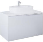 AREZZO design Alsó szekrény, AREZZO design Malibu alsószekrény 90 1 fiók + 1 fiók , matt fehér - zuhanykabin