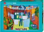 Heye 1000 db-os puzzle - Daily Life - In The Courtyard (30070) (30070)
