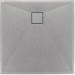 Deante Zuhanytálca, Deante Correo szögletes, gránit zuhanytálca, metálszürke 80x80 KQR_S42B