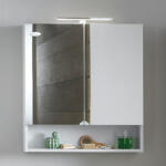 Kolpa San Tükör, Kolpa San Evelin tükrös szekrény TOE 65 szürke - zuhanykabin