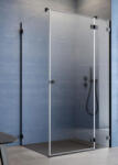 Radaway Zuhanykabin, Radaway Essenza Pro KDJ black 100x80 Jobbos - zuhanykabin