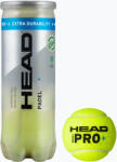 HEAD Padel Pro+ padel labdák 3 db. sárga