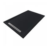 West Zuhanytálca, West Freya 90x100 cm, black