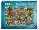 Ravensburger 1000 db-os puzzle - Falusi élet (12001526) (12001526)