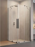 Radaway Zuhanykabin, Radaway Furo Brushed GunMetal KDD szögletes zuhanykabin 90x100 átlátszó - zuhanykabin