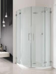 Radaway Zuhanykabin, Radaway Euphoria PDD íves zuhanykabin 100x80 átlátszó - zuhanykabin